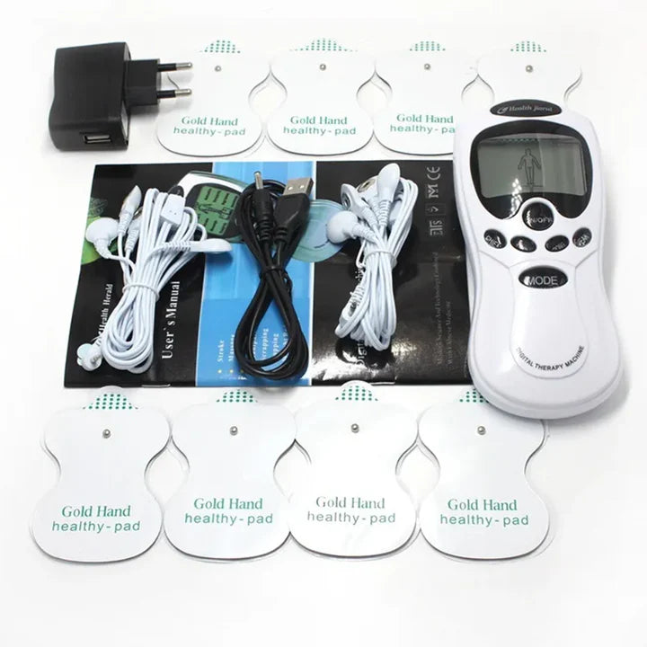 Electroestimulador + 8 Parches Digital Ondas Gimnasia Pasiva®