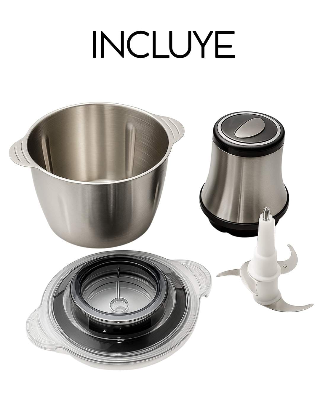 Molino Picador 2L Acero Inox (Grande)