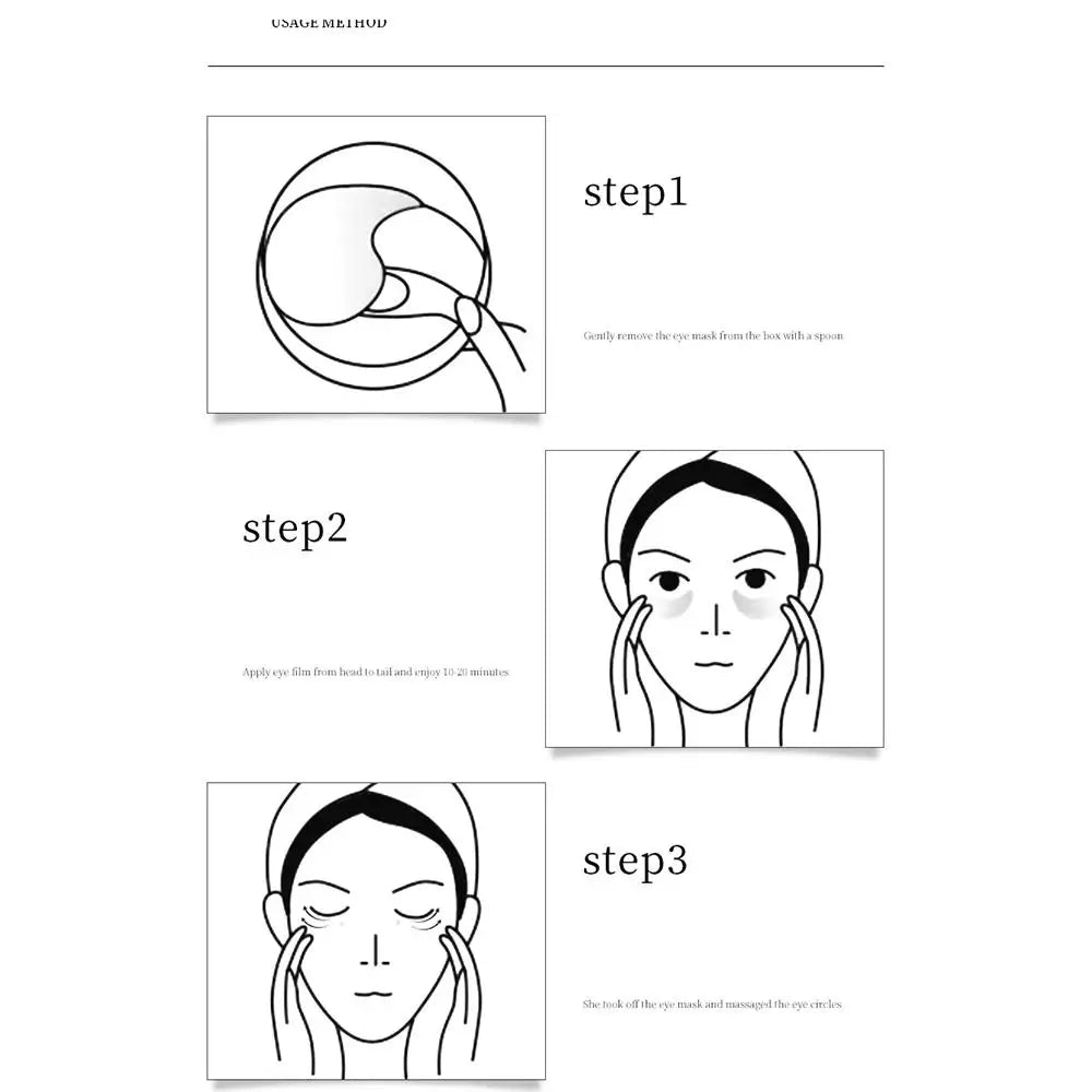 Parches Colágeno Contorno de Ojos (50 Unidades)