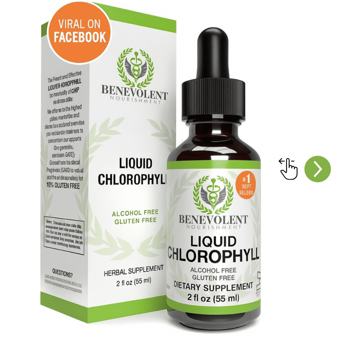 Clorofila Benevolent®-Gotas Verdes Naturales.