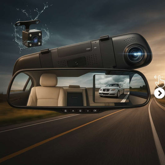 Espejo Retrovisor Doble Camara ®