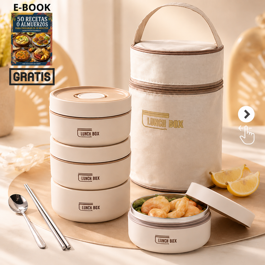 Lunch Box Premium® -Lonchera termica Alta Capacidad y resistencia