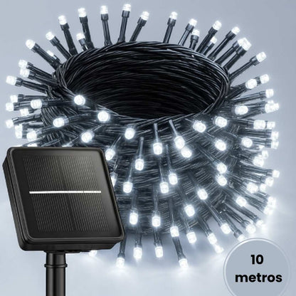 Luces con Panel Solar -   garantía de 90 días  LumiFest® Energia Limpia