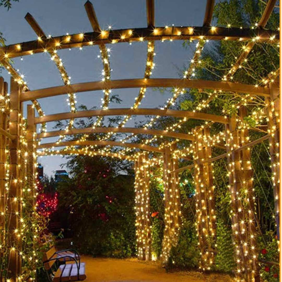 Luces con Panel Solar -   garantía de 90 días  LumiFest® Energia Limpia