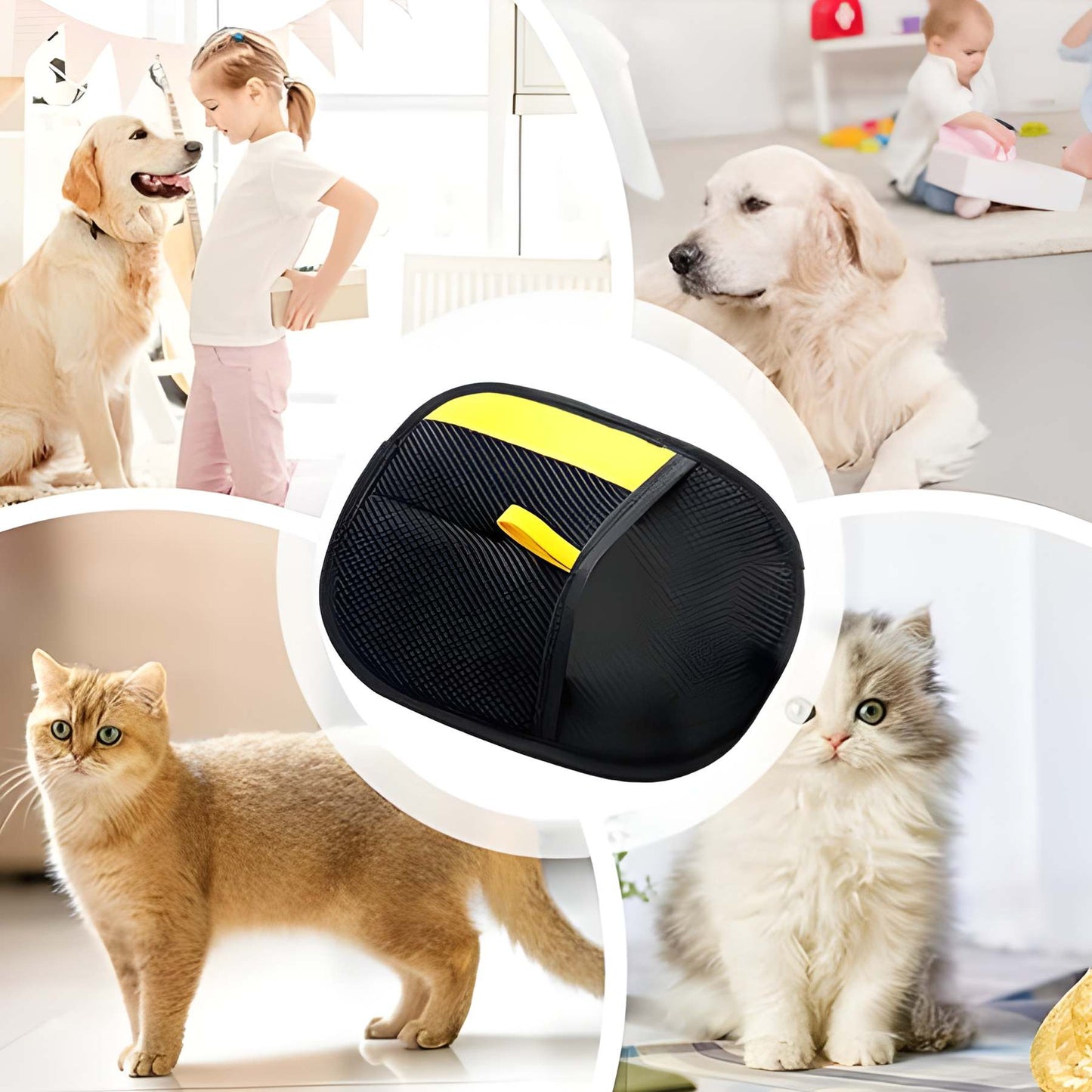 PETCLEAN®- 2x1 guantes de pelos para mascotas.