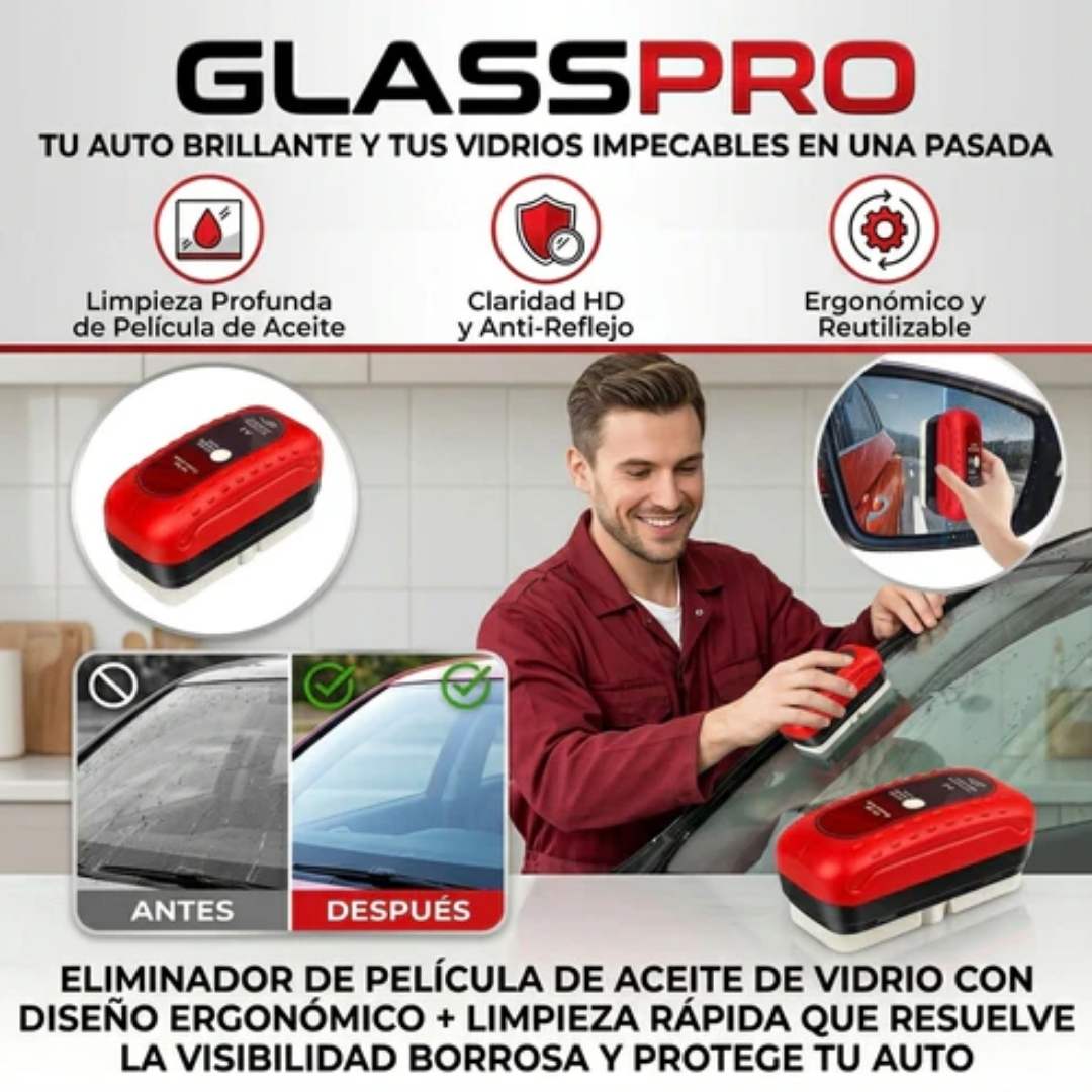 Cepillo Limpia Vidrios Antiempañante GLASSPRO®