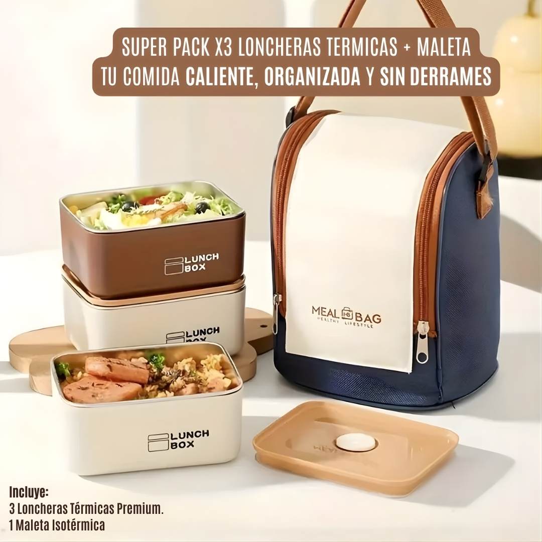 Lunch Box Premium® -Lonchera termica Alta Capacidad y resistencia