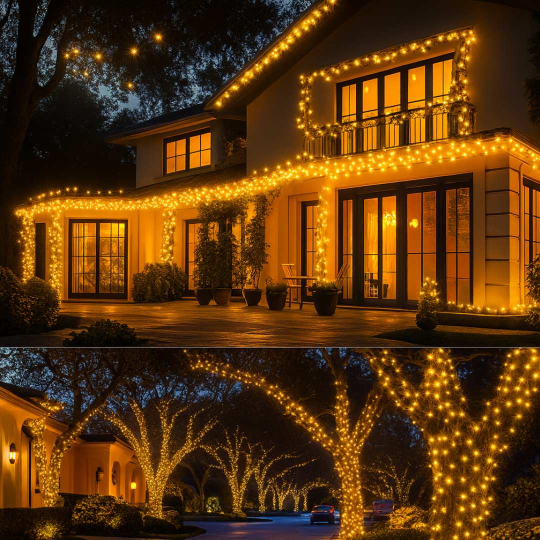 Luces con Panel Solar -   garantía de 90 días  LumiFest® Energia Limpia