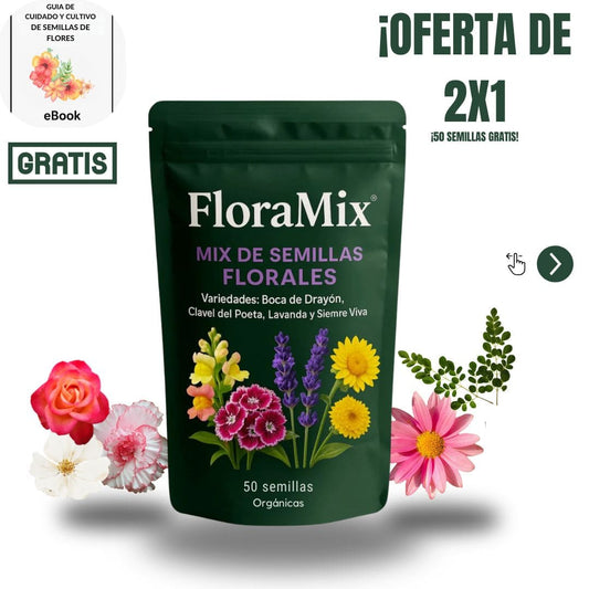 Semillas FloraMix® – 2x1 (50 semillas gratis)
