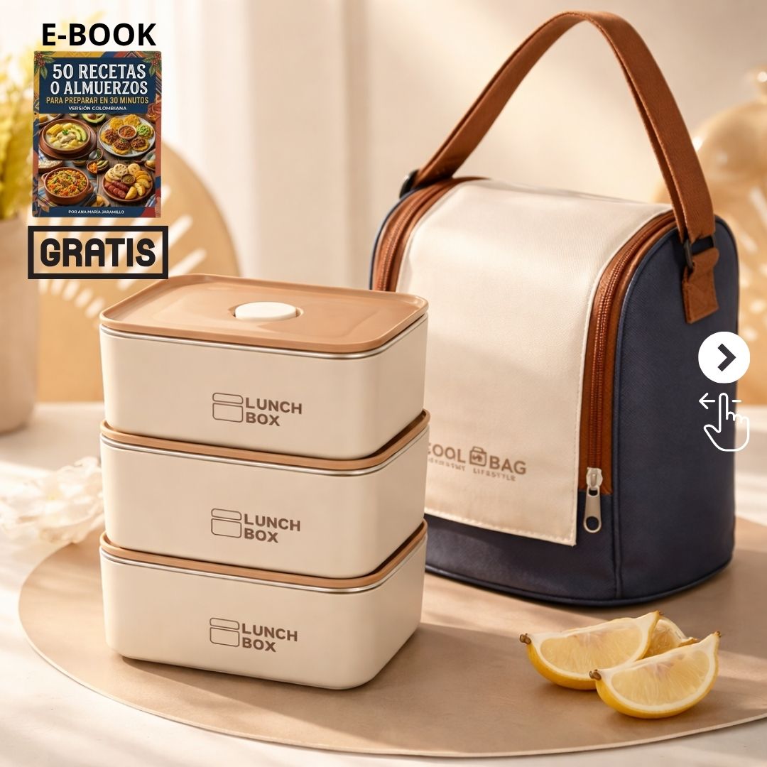 Lunch Box Premium® -Lonchera termica Alta Capacidad y resistencia